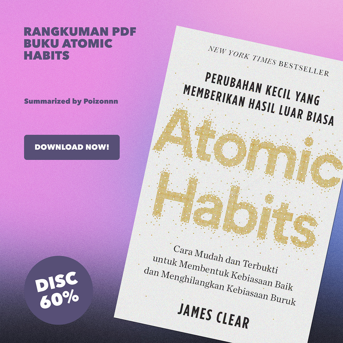 SUMMARIZED/Rangkuman Buku Atomic Habits – Poizon Market